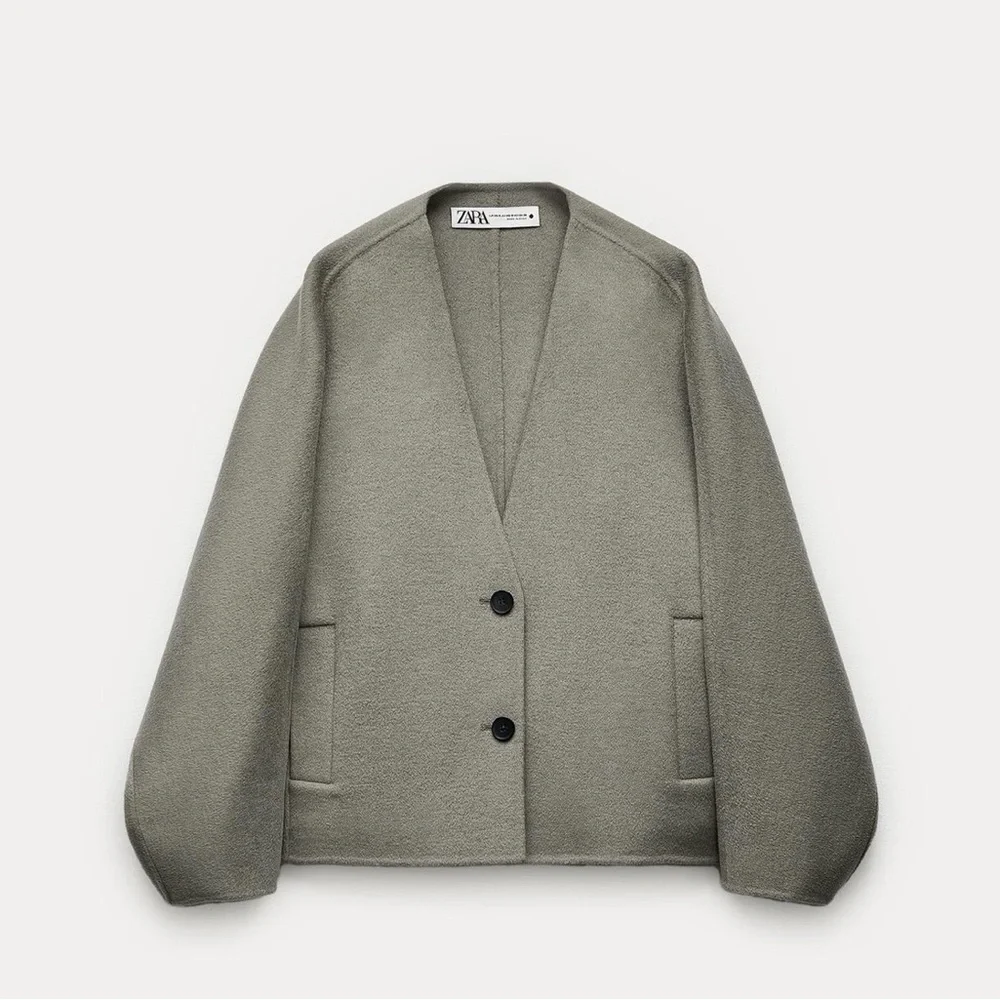 ZARA DOUBLE FACED WOOL KIMONO CARDIGAN ZW
COLLECTION - Picture 1 of 7